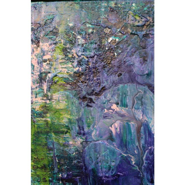 Paint Lucid Dreaming Abstract Oil Painting by Lisa Finlayson For Sale - Image 7 of 12