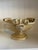 Light Yellow Late 20th Century Large Handcrafted Ceramic Pedestal Compote For Sale - Image 8 of 16