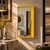 1970s Yellow Wall Mirror Cabinet by Olaf Von Bohr for Gedy, Italy, 1970s For Sale - Image 5 of 16