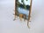 Gold Antique Art Nouveau Style Floral Picture Brass and Enamel, 1890s For Sale - Image 8 of 12