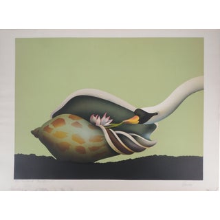 Jean-Paul Donadini, Le cygne et le coquillage, Lithograph For Sale