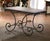 Early 20th Century Early 20th Century French Slate Top Iron Pastry Table With Bronze Mounts For Sale - Image 5 of 9
