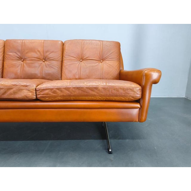 Vintage Danish Leather Sofa by Svend Skipper, 1960s For Sale - Image 6 of 18