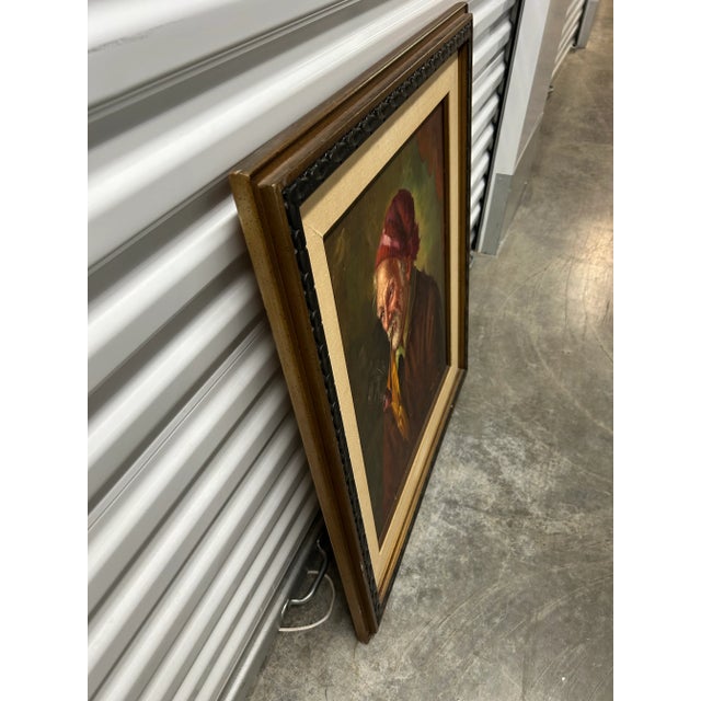 Early 20th Century Original Oil Painting on Canvas, Signed by Artist Alberto Cecconi, Framed For Sale - Image 11 of 12