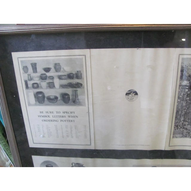 Arts & Crafts 2 Paul Revere Pottery Brochures Framed Early 20th Century Saturday Evening Girls For Sale - Image 3 of 13