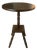 Vintage Mid-Century Colonial Revival Turned Wood Pedestal Accent Table For Sale