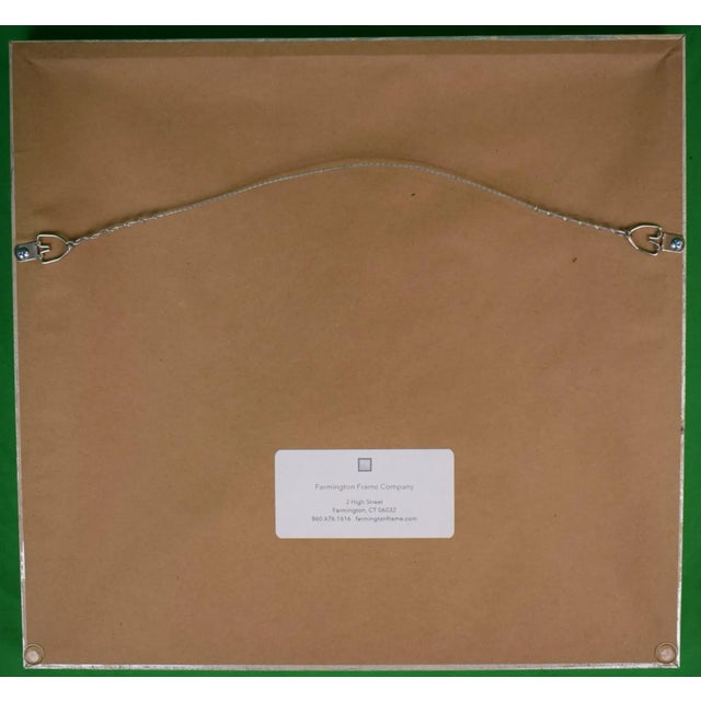 Print Sz: 13"H x 13 3/4"W Frame Sz: 14 1/4"H x 15"W w/ gilt bamboo frame Original color 1 1/4 page from Slim Aarons'...