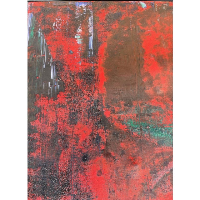 Aaron Fink, Large Modernist Oil Painting Card Poker Player Aaron Fink Pop Art Americana, 1986 For Sale - Image 11 of 14