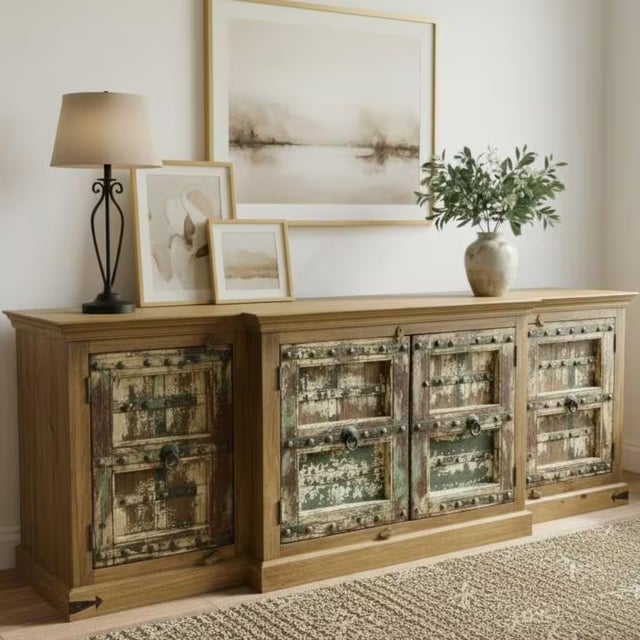 Dimensions: 96" W X 20" D X 38" H Bring authentic farmhouse character and heirloom charm to your home with this 96"...