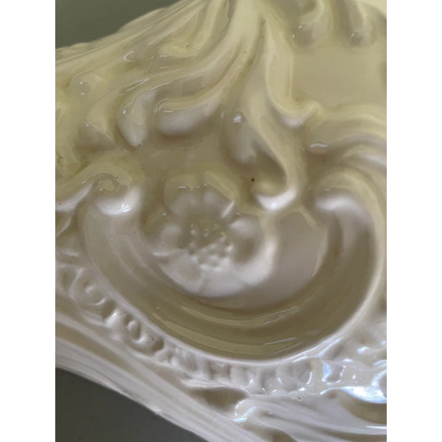 Vintage 1970s Painted Ceramic Lavabo For Sale In Pittsburgh - Image 6 of 7