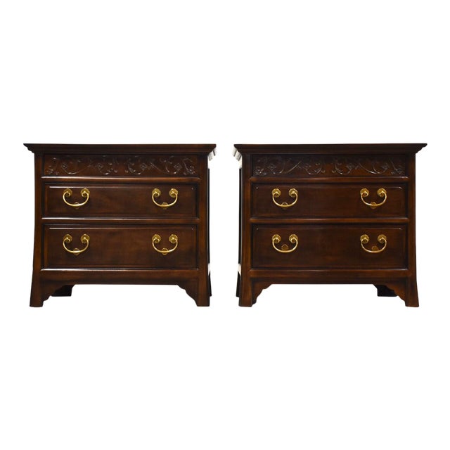 Henredon Mahogany Nightstands a Pair Chairish