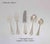 English New 1990 Old-English-Thread, Silver Plated Five Piece Place-Setting For Sale - Image 3 of 12