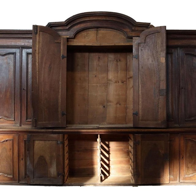 Antique Italian Sideboard in Walnut For Sale - Image 9 of 16