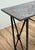 Vintage Stone Top Medallion Iron Console Table For Sale - Image 10 of 15