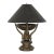Vintage Mediterranean Leeazanne Bronze Table Lamp For Sale