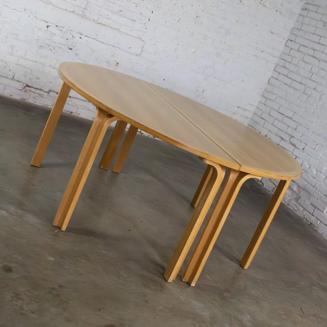 Mid-Century Modern Late 20th Century Scandinavian Modern Oak Dining or Conference Table by Thygesen and Sorensen for Magnus Olesen and Rudd International For Sale - Image 3 of 18