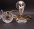 Metal Set of 2 Art Decò Murano Glass Barovier E Toso Table Lamp, 1940 For Sale - Image 7 of 12