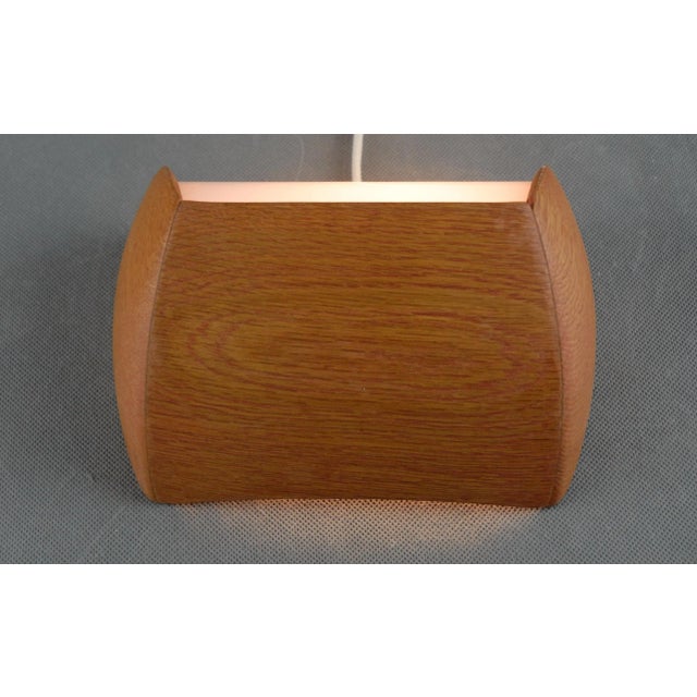 Brown Wall Lamp by Uno & Östen Kristiansson for Luxus, Sweden. 1950s For Sale - Image 8 of 14