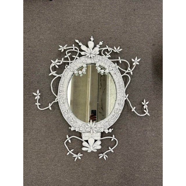 2020s 21st Century African Boho Hand Beaded Mirror For Sale - Image 5 of 6