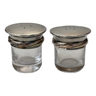 Vintage Cartier Les Must De Cartier Trinity Salt and Pepper Shakers- a Pair For Sale