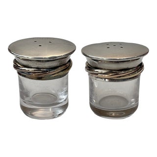 Vintage Cartier Les Must De Cartier Trinity Salt and Pepper Shakers- a Pair For Sale