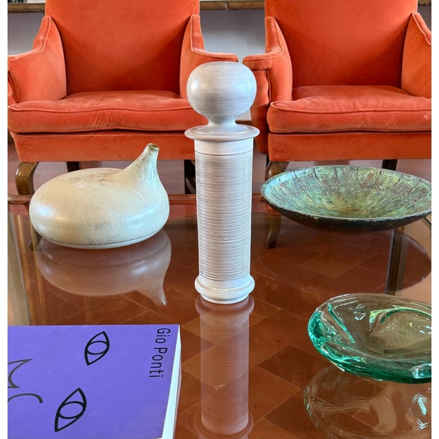 Mid-Century Modern Gres Vase, Franco Bucci Italy Ca. 1970 For Sale - Image 13 of 13