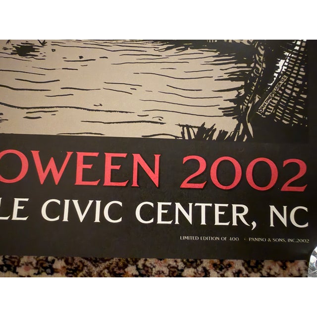 2000 - 2009 Trey Anastasio - Halloween 2002, Asheville Civic Center, Nc, Limited Edition Concert Poster For Sale - Image 5 of 6