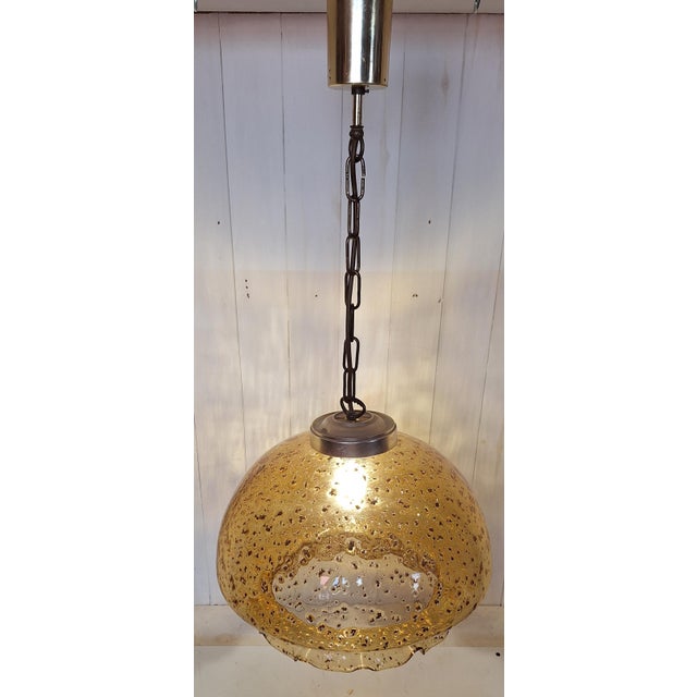 Vintage Hanging Lamp by Marbach Elektronik, 1970s For Sale - Image 3 of 9