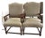 Restoration Hardware Mediterranean Empire Arm Chairs Pair For Sale