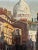 Ruby Red 1950s Framed Prudnikov French Cityscape Oil Painting For Sale - Image 8 of 12