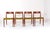 Mid-Century Modern Model 77 Dining Chairs in Teak by Niels Otto Møller for J.L. Møllers, 1960s, Set of 4 For Sale - Image 3 of 12