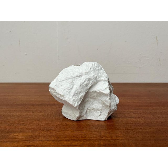 Vintage German White Porcelain Rock Vase from KPM Royal Porzellan, 1970s For Sale - Image 11 of 18