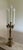 Vintage Hollywood Regency, Very Heavy Brass Scrolled 5 Light Electric Candelabra 34" High Great on a Grand Piano or...
