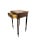 Mid-Century Modern Late 20th Century Mahogany One-Drawer Side Table With Spindle Leg and Brass Handle For Sale - Image 3 of 11