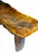 Burnt Umber Organic Live Edge Wood Console Table For Sale - Image 8 of 11