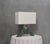 Indian Green Marble and Murano Glass Table Lamp, 2000s For Sale - Image 11 of 11