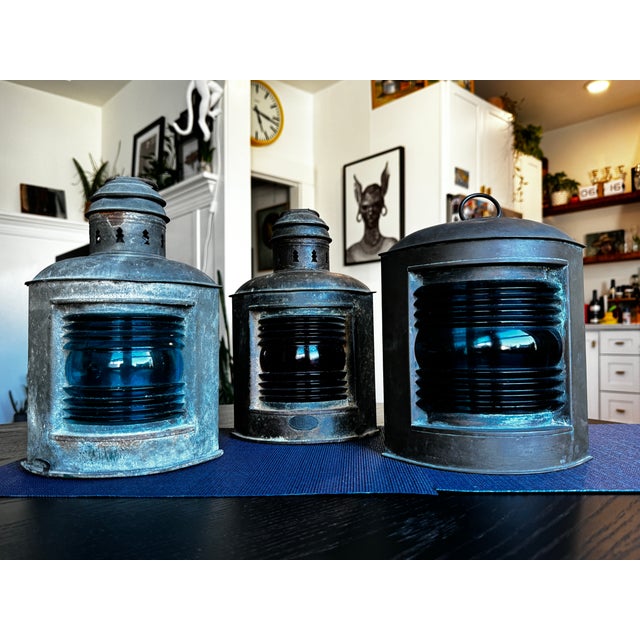 Early 20th Century Perko Tiebout Marine Lanterns For Sale - Image 4 of 8