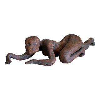 Vintage 1970’s Signed Postmodern Human Form Sculpture For Sale