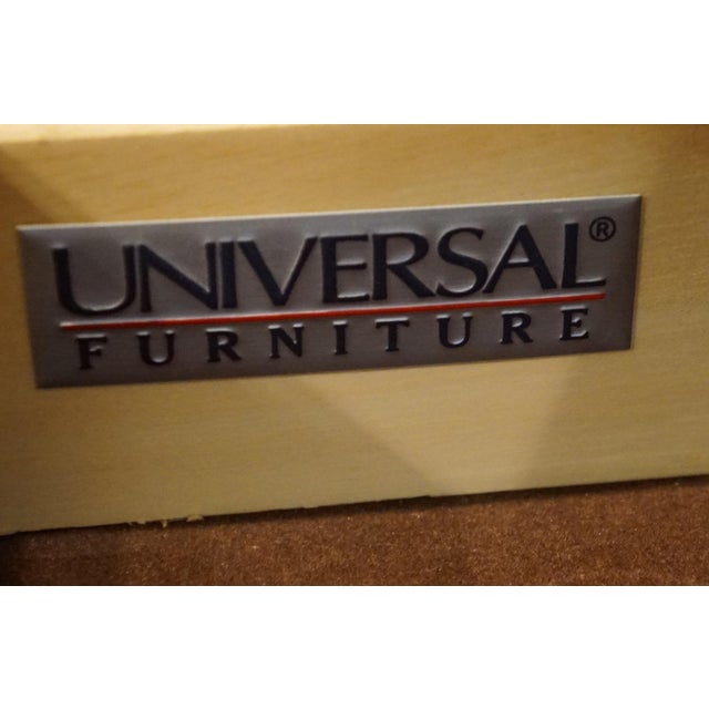 Universal Furniture Contemporary Traditional Style 60" Buffet W. Lighted Display China Cabinet 461-680 / 461-682 For Sale - Image 9 of 12