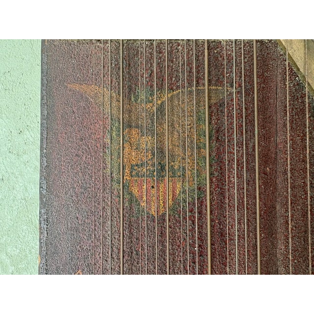 American Antique Folk Art American Zither Lap Harp Decorative String Instrument, Early 20th Century For Sale - Image 3 of 12