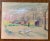 Almond 1960s Vintage Original Painting on Board of a Farm Landscape For Sale - Image 8 of 8