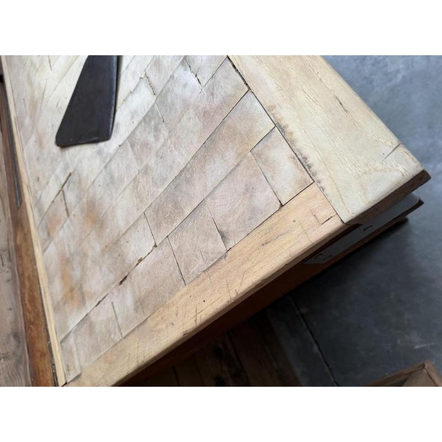 Large Late 19th Century Butcher Block For Sale - Image 6 of 13