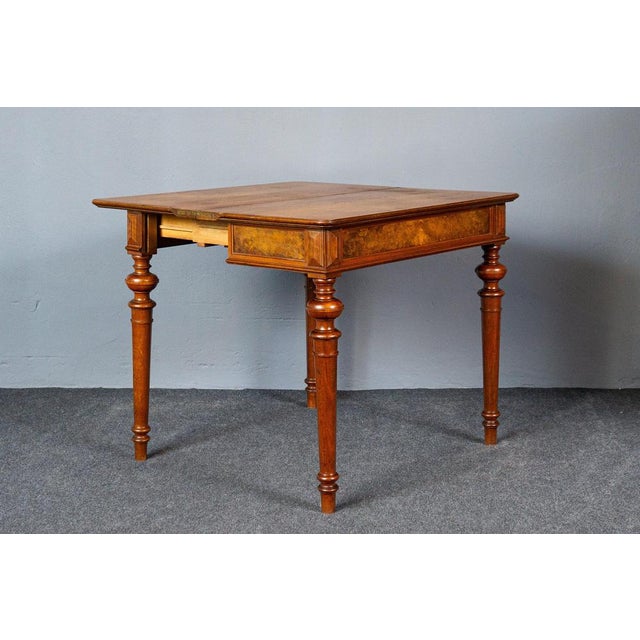 Object: Gaming table Epoch & style: Wilhelminian era - second half of the 19th century Features - decorative and practical...