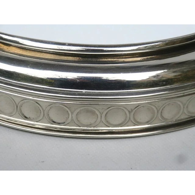 Art Nouveau Ceramic Chrome Plated Fruit Bowl, 1890s For Sale - Image 9 of 11