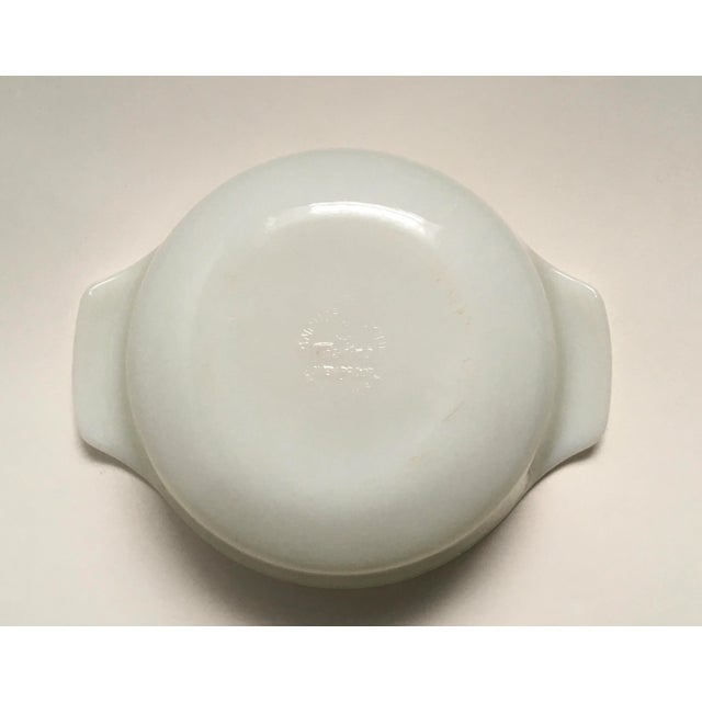 Mid-Century Modern 1960s Anchor Hocking Milk Glass Cornflower Blue Dish For Sale - Image 3 of 8
