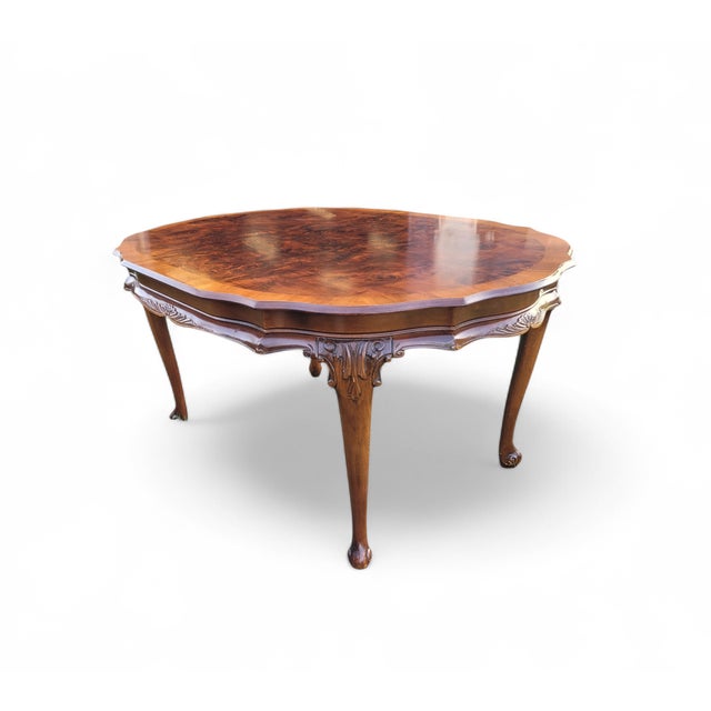Antique Early 20th Century Louis XVI French Oval Dining Table in Walnut & Mahogany For Sale - Image 13 of 13