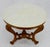 Fine Carved Wood Base Marble Top 31” Diameter Gueridon Center Table Widdicomb For Sale - Image 13 of 18