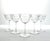 1910s Antique Fostoria “Lotus” 5 Etched Optic Cordial Wine Glasses 4 3/4” 4oz Good antique condition. No chips, cracks, or...