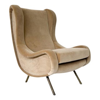 Mid-Century Modern Armchair attributed to Marco Zanuso, Italy, 1960s For Sale