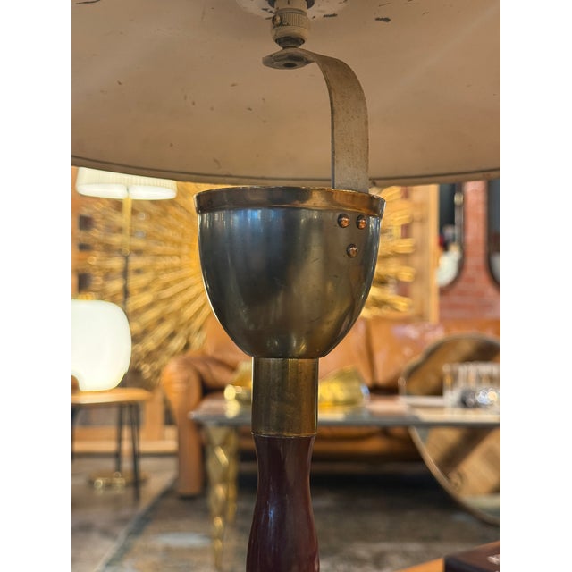 Mid-Century Modern Oscar Torlasco Table Lamp, Unsigned Italy 1960 For Sale - Image 3 of 9